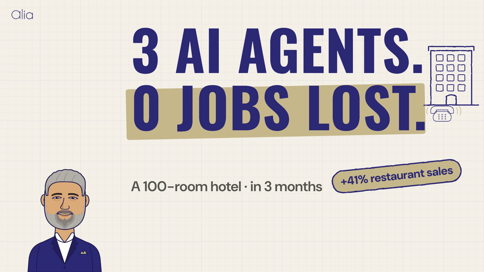 Three AI agents, no one retrenched